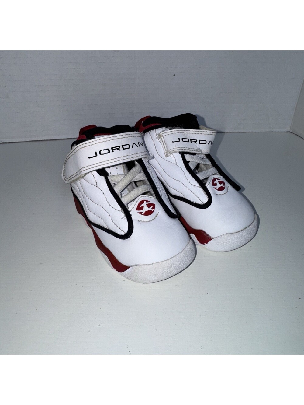 Jordan Jumpman Pro Toddler Shoes White Red Black Size 4C DC7910-101